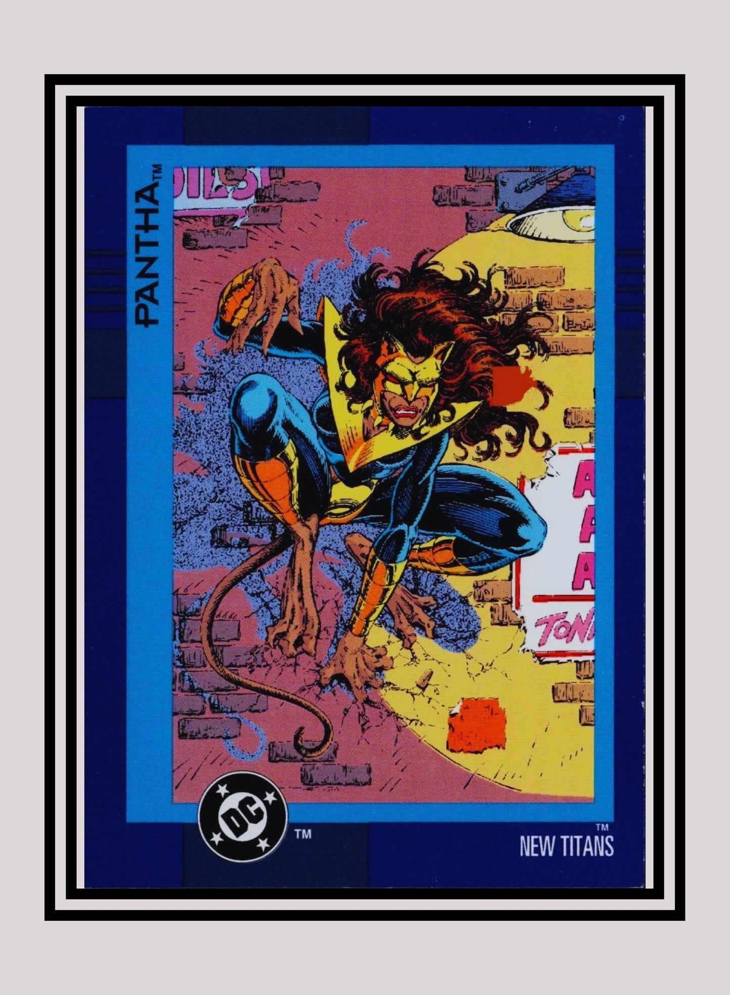 DC! 1x Pantha - Base (#062 - 1993 Skybox DC Cosmic Teams)