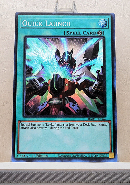 Yugioh! 1x Quick Launch (RA05 - Super Rare) 1st Edition