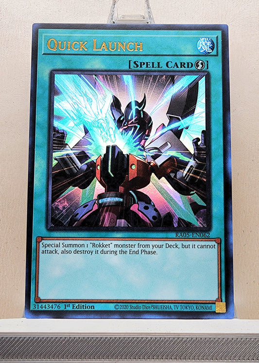 Yugioh! 1x Quick Launch (RA05 - Ultra Rare) 1st Edition