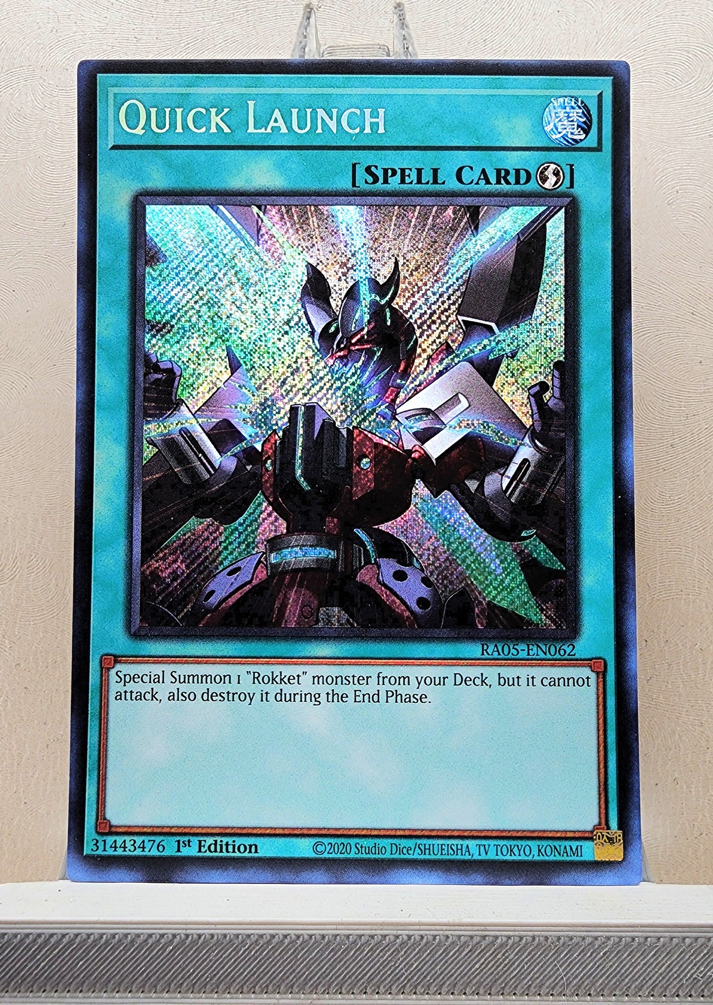 Yugioh! 1x Quick Launch (RA05 - Secret Rare) 1st Edition