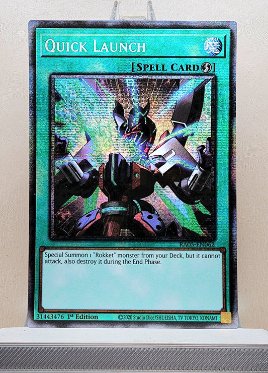 Yugioh! 1x Quick Launch (RA05 - Starlight Rare) 1st Edition
