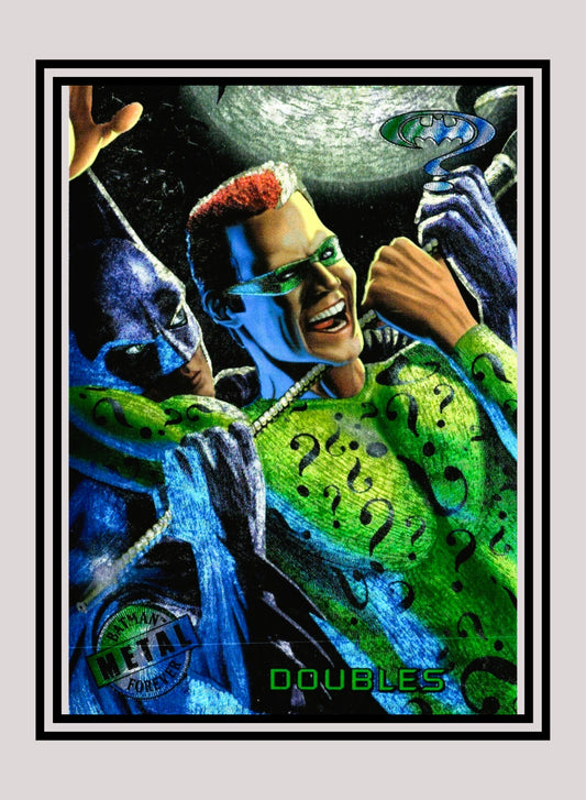 DC! 1x Doubles - Base Metal (#063 - 1995 Fleer Batman Forever Metal)