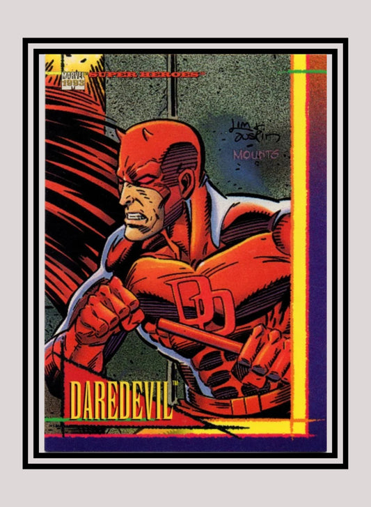 Marvel! 1x Daredevil - Base (#063 - 1993 Skybox Marvel Universe Series 4)