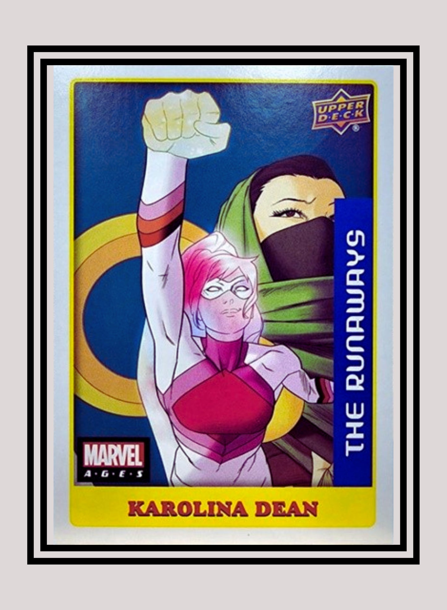 Marvel! 1x Karolina Dean - Sticker (#063 - 2020 Upper Deck Marvel Ages)