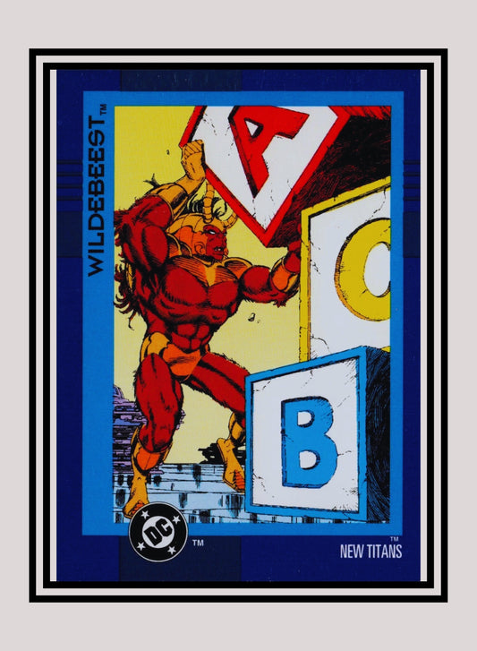 DC! 1x Wildebeest - Base (#064 - 1993 Skybox DC Cosmic Teams)