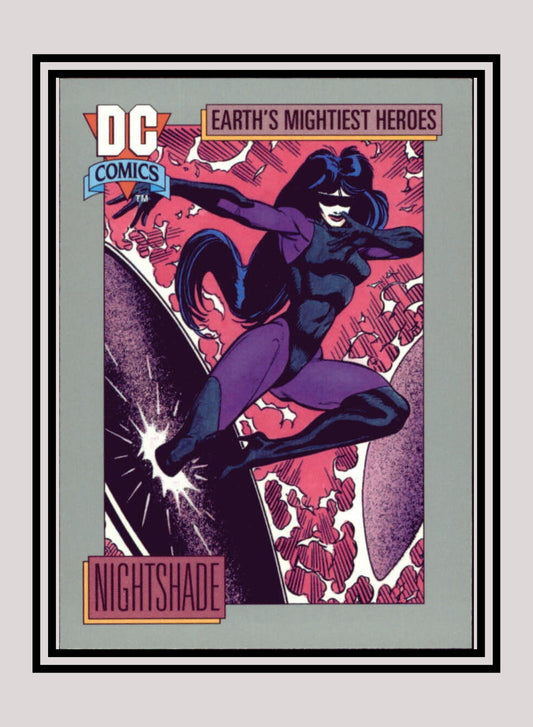 DC! 1x Nightshade - Base (#064 - 1991 Impel DC Cosmic Cards)