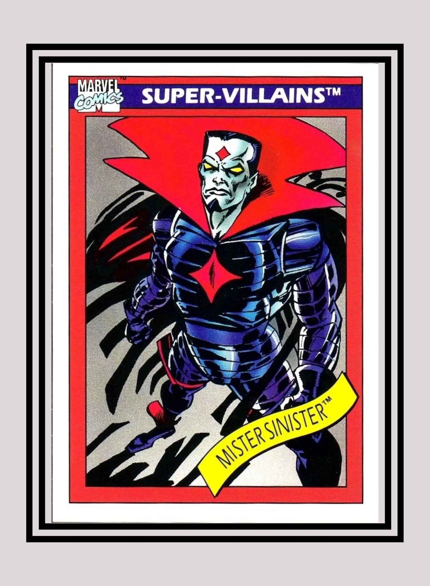 Marvel! 1x Mister Sinister - Base (#065 - 1990 Impel Marvel Universe Series I)