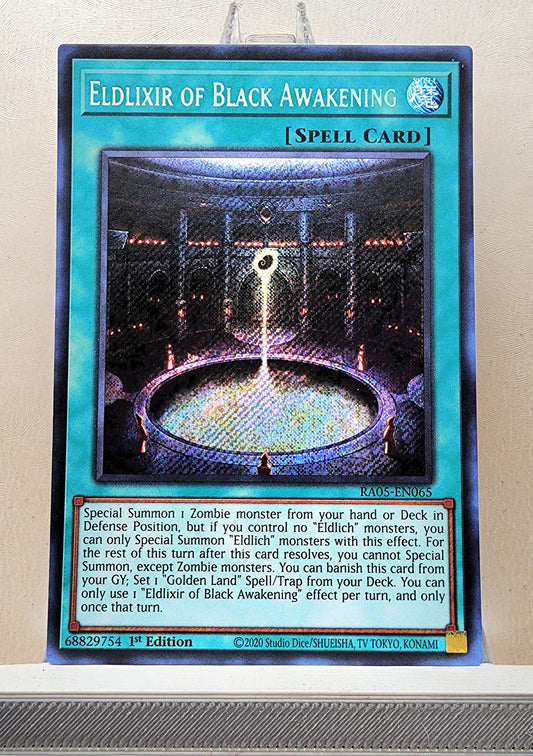Yugioh! 1x Eldlixir of Black Awakening (RA05 - Secret Rare) 1st Edition
