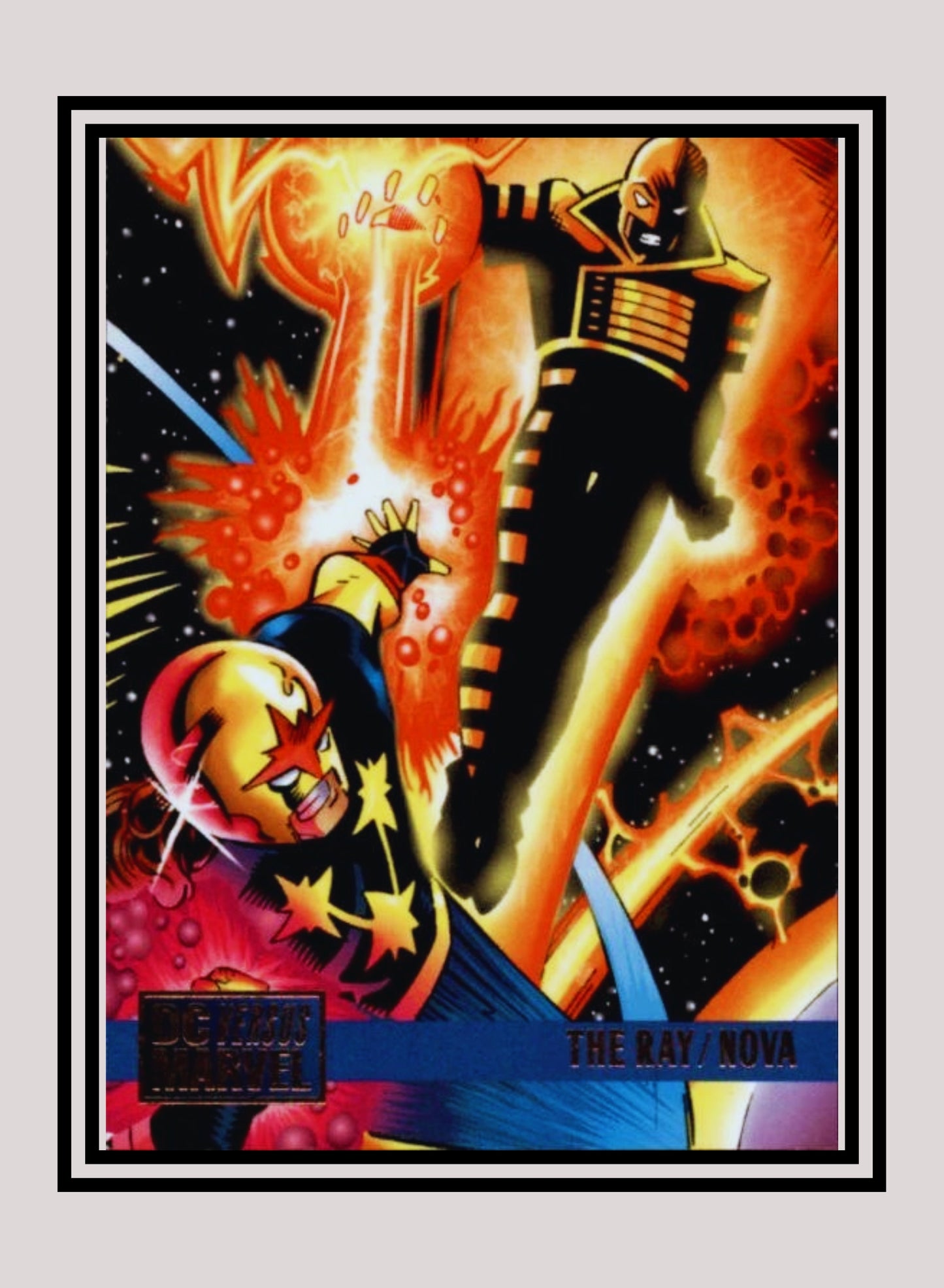 Marvel! 1x The Ray vs. Nova - Base (#066 - 1995 Fleer DC vs. Marvel Comics)