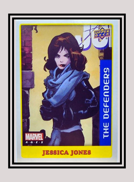 Marvel! 1x Jessica Jones - Sticker (#066 - 2020 Upper Deck Marvel Ages)