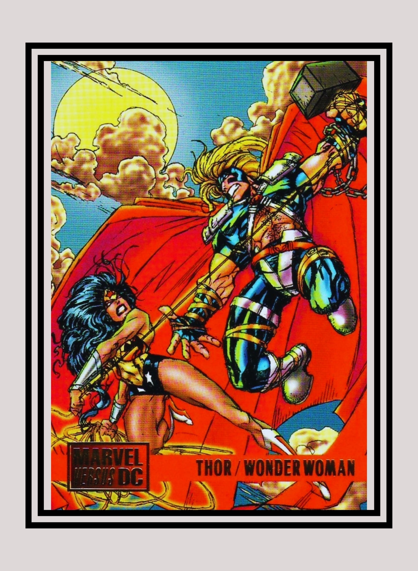 Marvel! 1x Thor vs. Wonder Woman - Base (#067 - 1995 Fleer DC vs. Marvel Comics)
