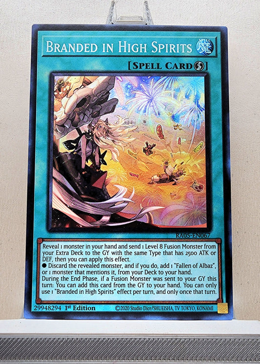 Yugioh! 1x Branded in High Spirits (RA05 - Super Rare) 1st Edition