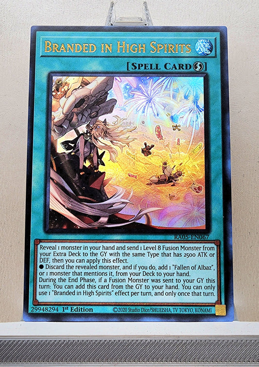 Yugioh! 1x Branded in High Spirits (RA05 - Ultra Rare) 1st Edition