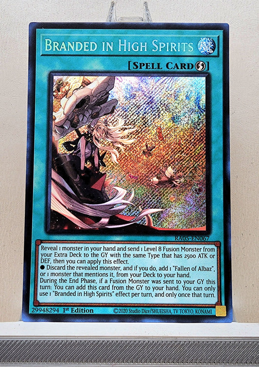 Yugioh! 1x Branded in High Spirits (RA05 - Secret Rare) 1st Edition
