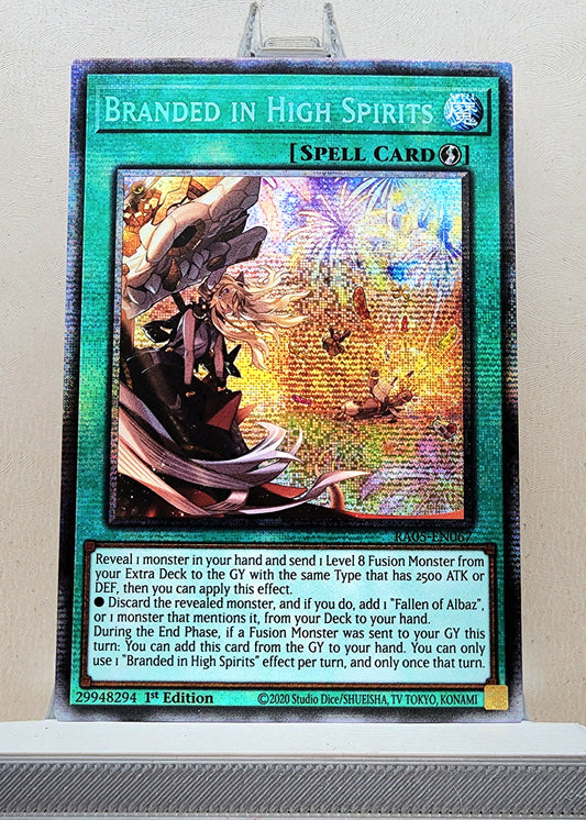 Yugioh! 1x Branded in High Spirits (RA05 - Starlight Rare) 1st Edition