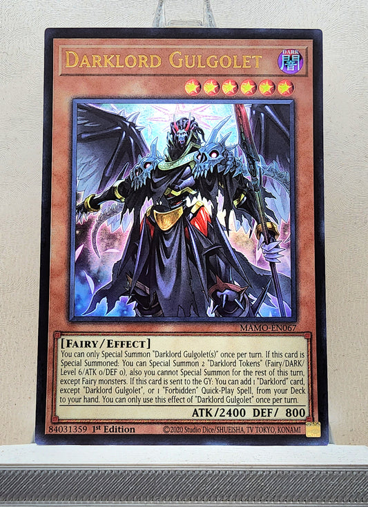 Yugioh! 1x Darklord Gulgolet (MAMO - Ultra Rare) 1st Edition
