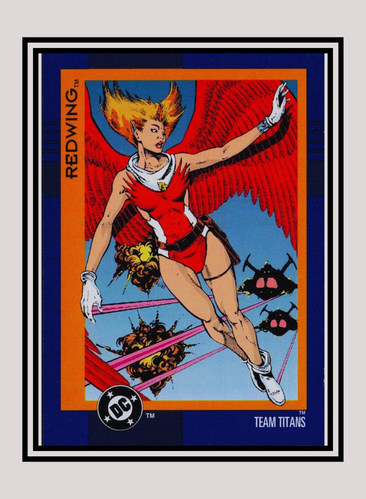 DC! 1x Redwing - Base (#068 - 1993 Skybox DC Cosmic Teams)