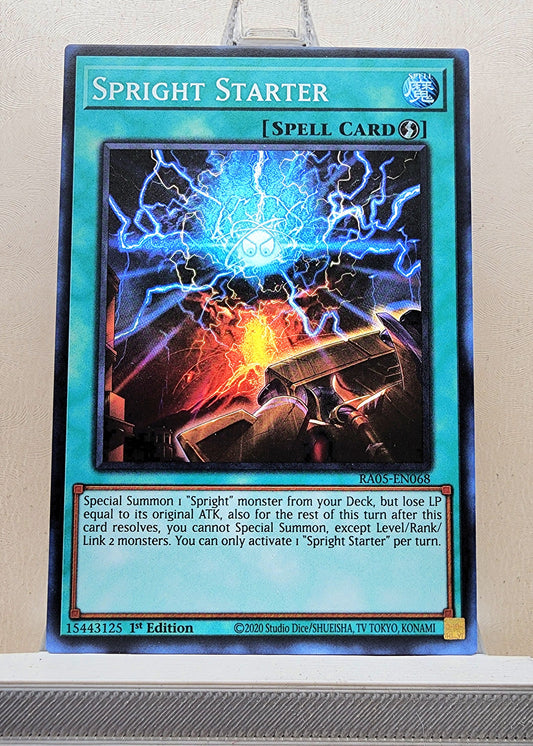 Yugioh! 1x Spright Starter (RA05 - Super Rare) 1st Edition