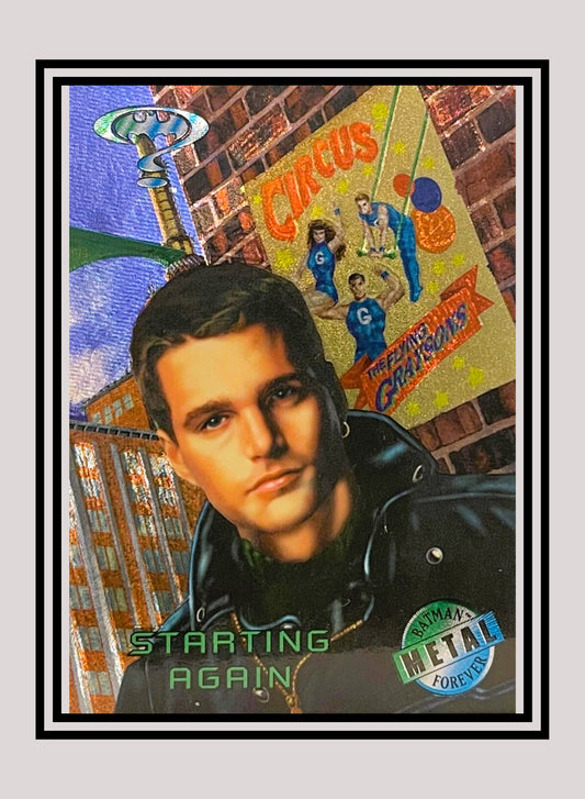 DC! 1x Starting Again - Base Metal (#068 - 1995 Fleer Batman Forever Metal)