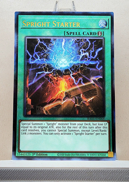 Yugioh! 1x Spright Starter (RA05 - Prismatic Ultimate Rare) 1st Edition
