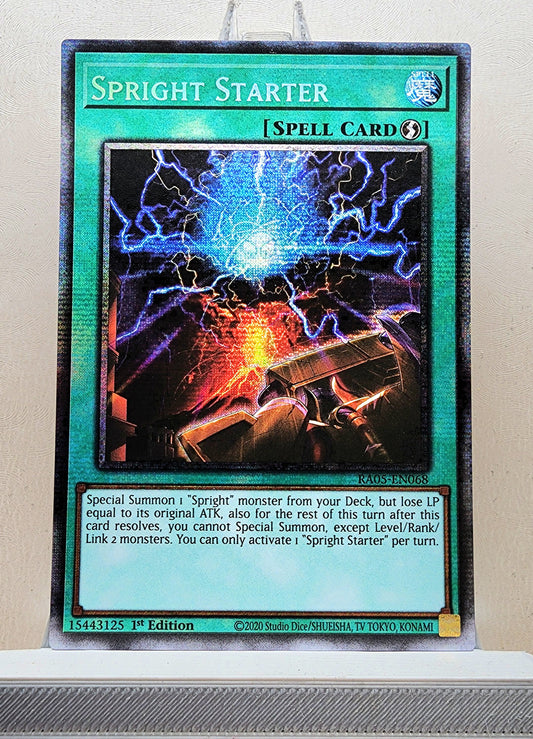 Yugioh! 1x Spright Starter (RA05 - Starlight Rare) 1st Edition