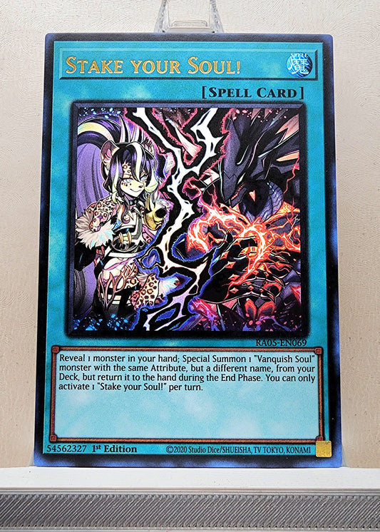 Yugioh! 1x Stake your Soul (RA05 - Ultra Rare) 1st Edition