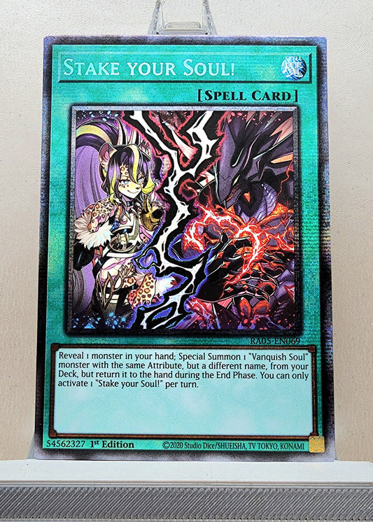 Yugioh! 1x Stake your Soul (RA05 - Starlight Rare) 1st Edition
