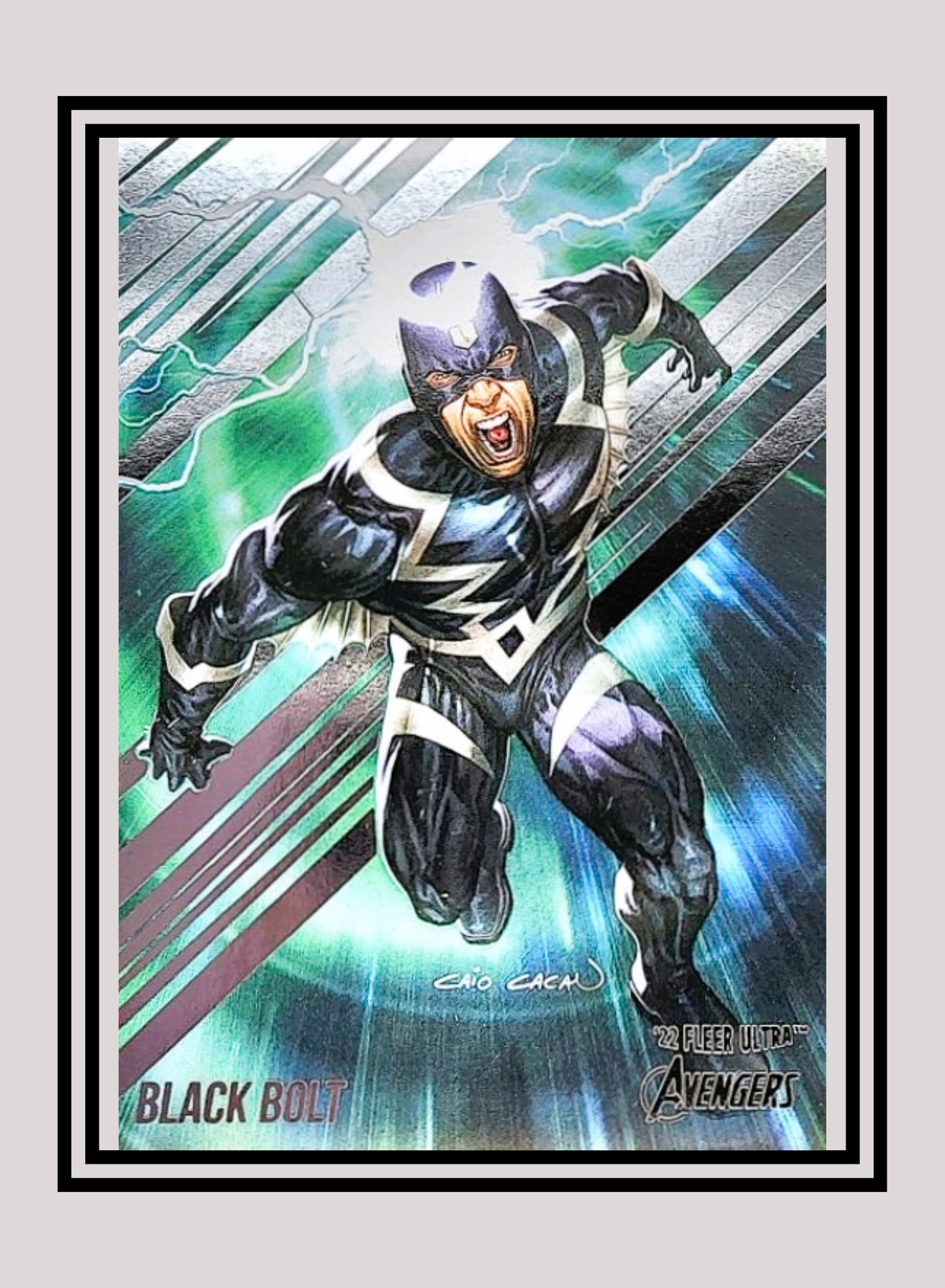 Marvel! 1x Black Bolt - Base (#06 - 2022 Fleer Ultra Avengers)