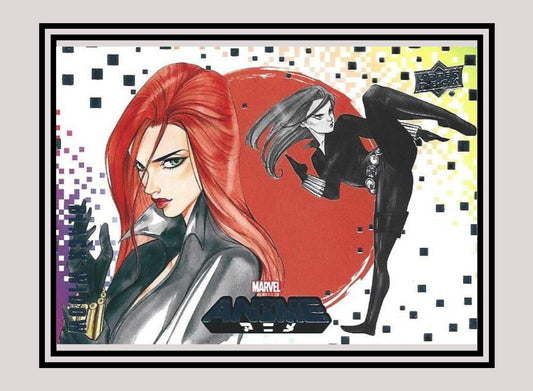 Marvel! 1x Black Widow - Base (#06 - 2020 Upper Deck Marvel Anime)