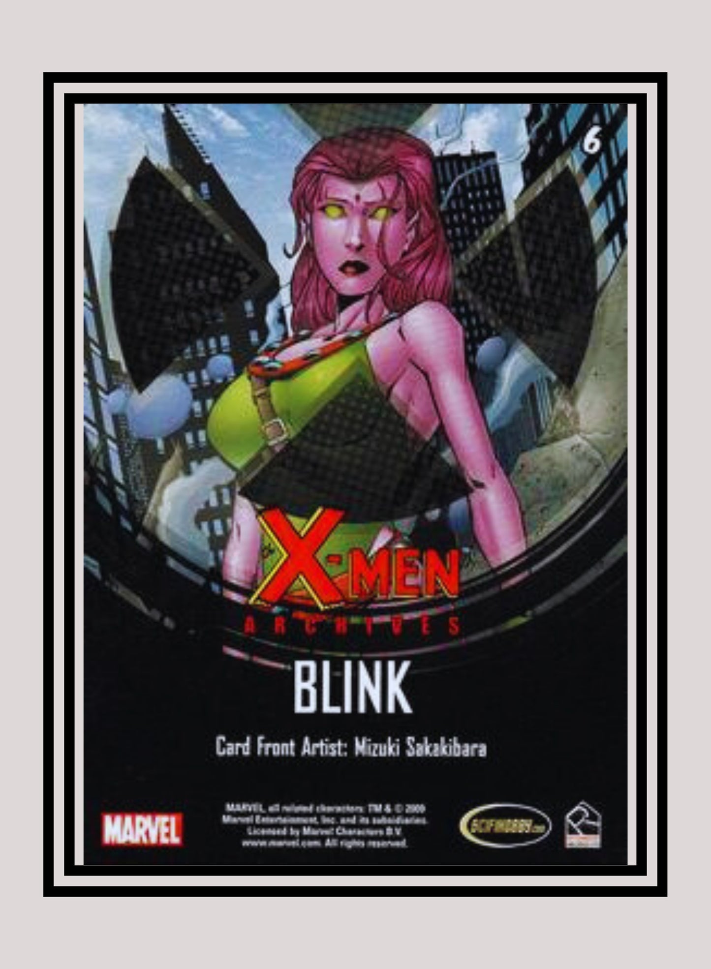 Marvel! 1x Blink - Base (#06 - 2009 Rittenhouse X-Men Archives)