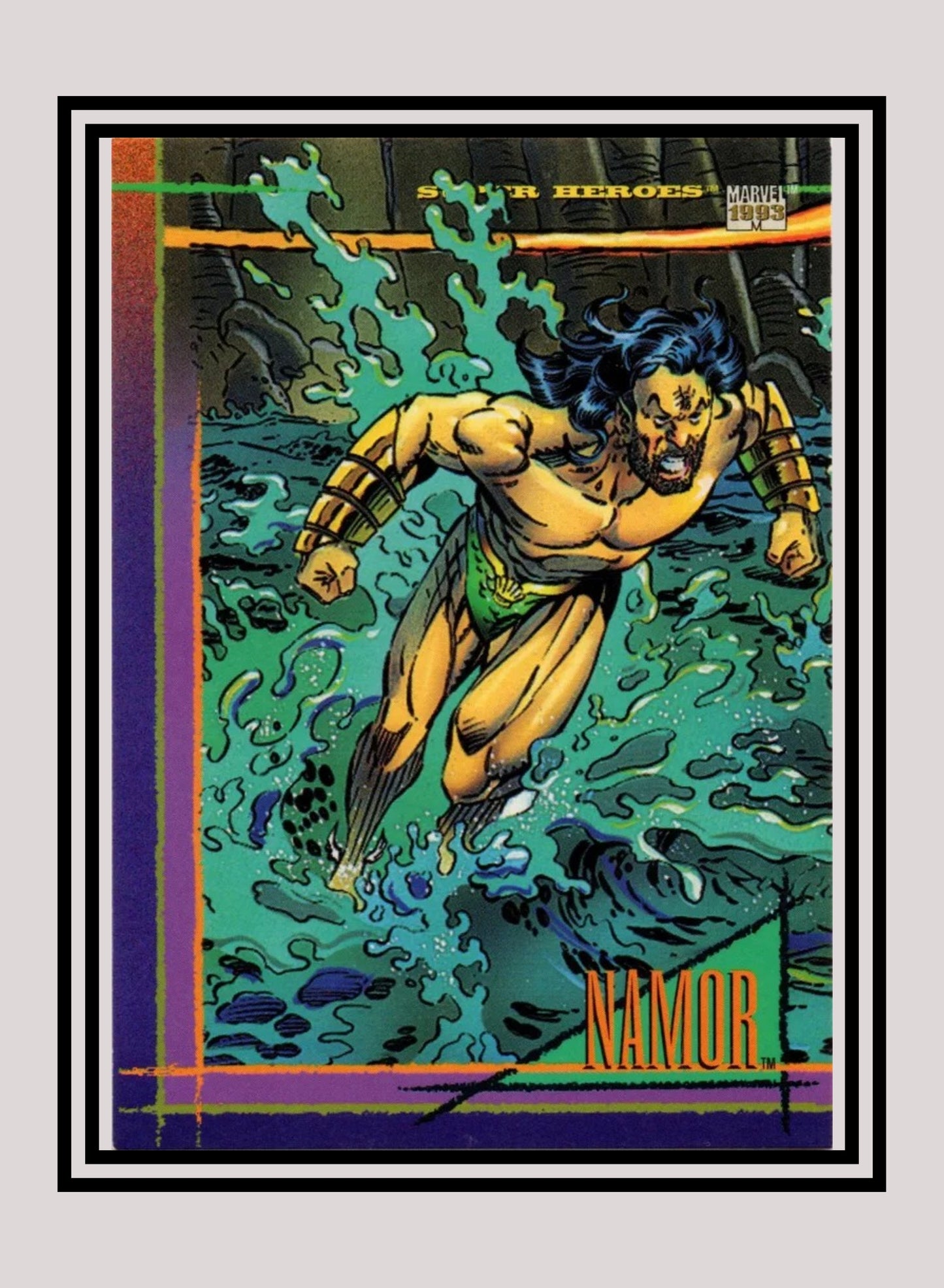 Marvel! 1x Namor - Base (#070 - 1993 Skybox Marvel Universe Series 4)