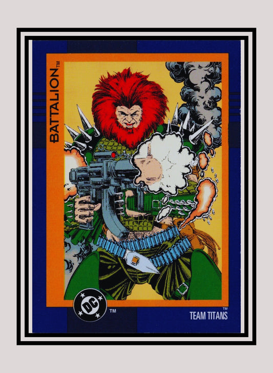 DC! 1x Battalion - Base (#070 - 1993 Skybox DC Cosmic Teams)