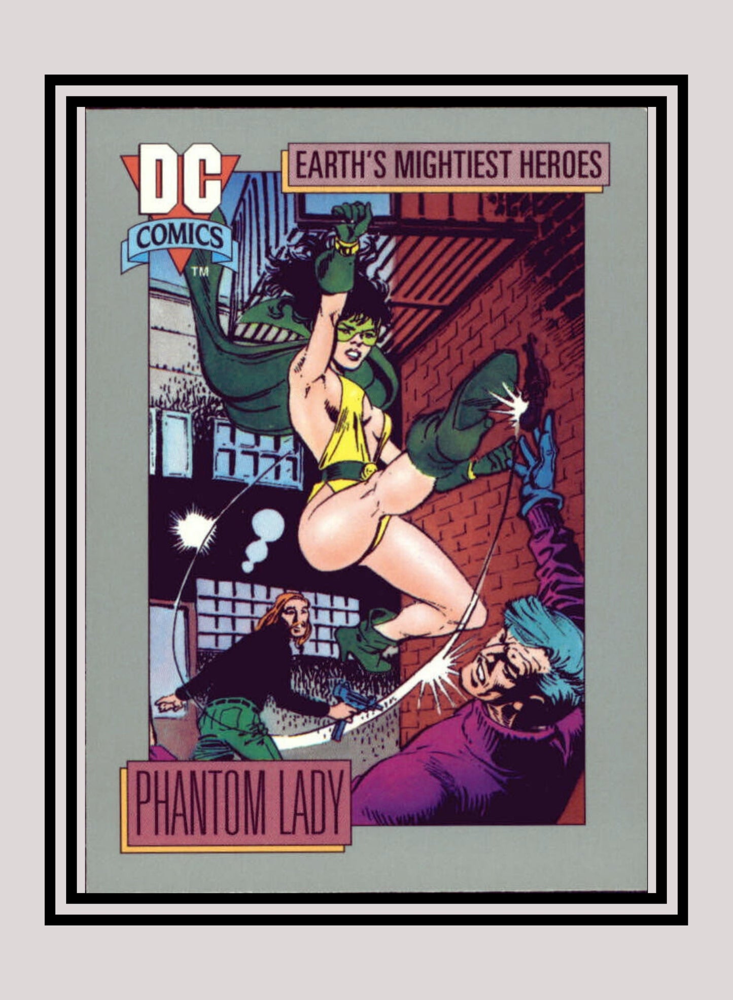 DC! 1x Phantom Lady - Base (#070 - 1991 Impel DC Cosmic Cards)