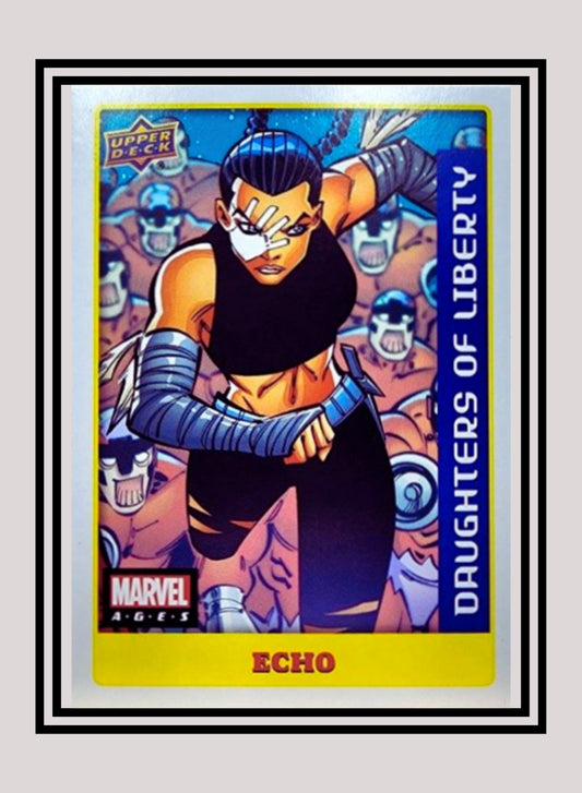 Marvel! 1x Echo - Sticker (#070 - 2020 Upper Deck Marvel Ages)
