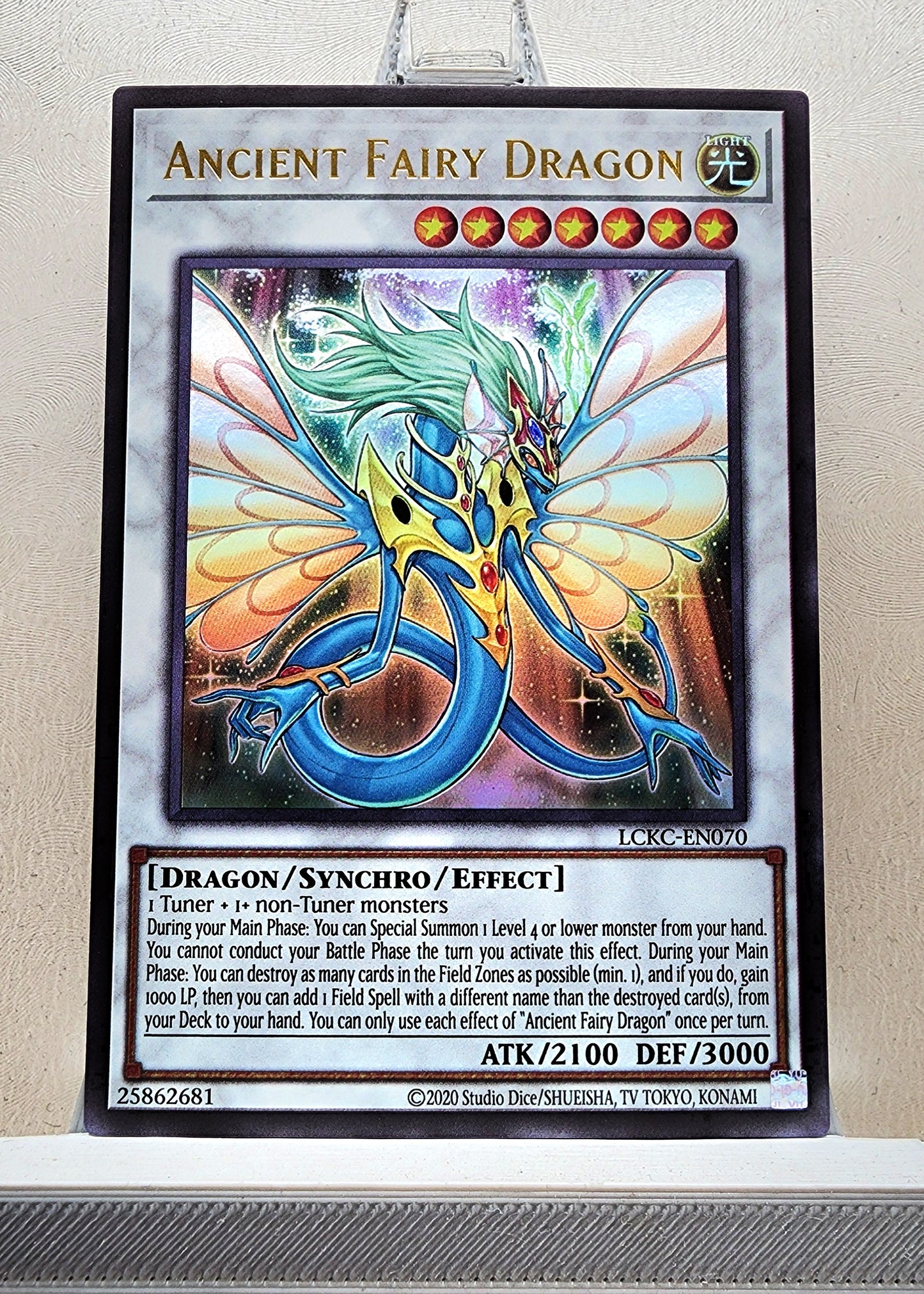 Yugioh! 1x Ancient Fairy Dragon (LCKC - Ultra Rare) Unli Edition