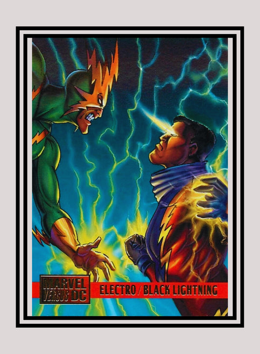 Marvel! 1x Electro vs. Black Lightning - Base (#071 - 1995 Fleer DC vs. Marvel Comics)