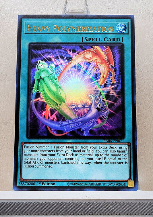 Yugioh! 1x Heavy Polymerization (RA05 - Ultra Rare) 1st Edition