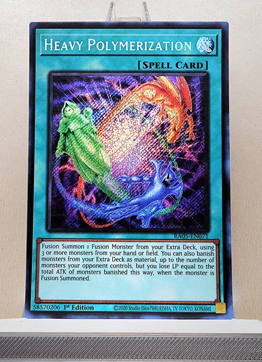 Yugioh! 1x Heavy Polymerization (RA05 - Secret Rare) 1st Edition
