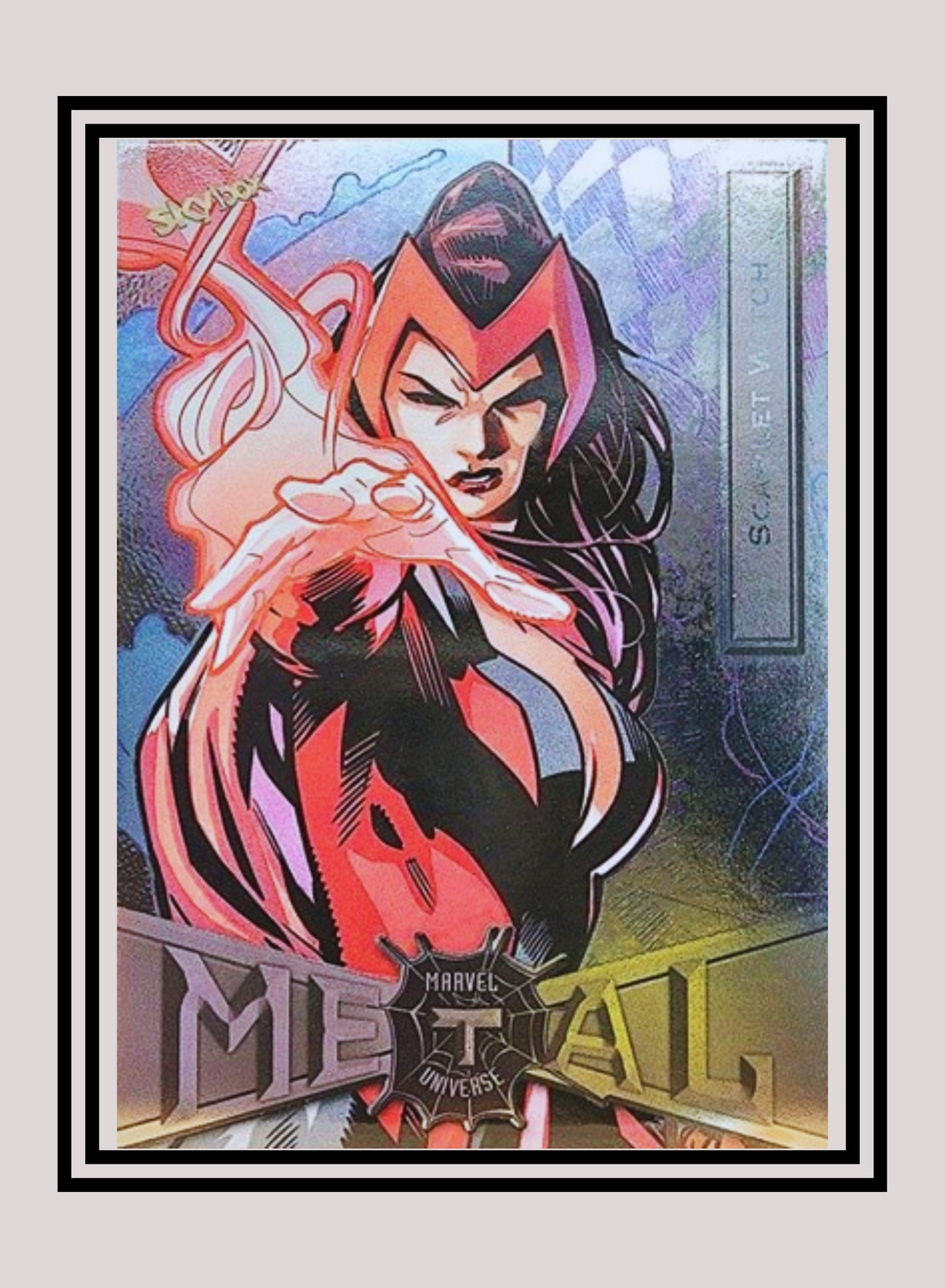 Marvel! 1x Scarlet Witch - Base Low Series (#072 - 2021 Upper Deck Spiderman Metal Universe)