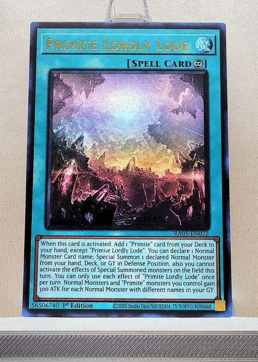 Yugioh! 1x Primite Lordly Lode (RA05 - Ultra Rare) 1st Edition