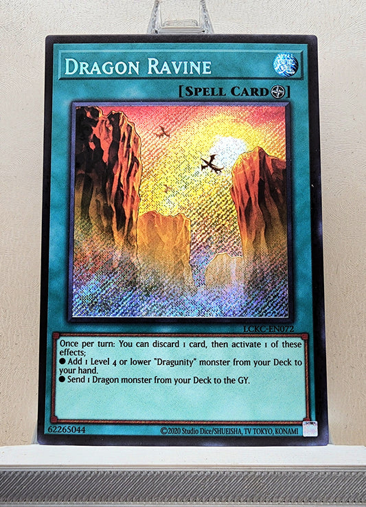 Yugioh! 1x Dragon Ravine (LCKC - Secret Rare) Unli Edition