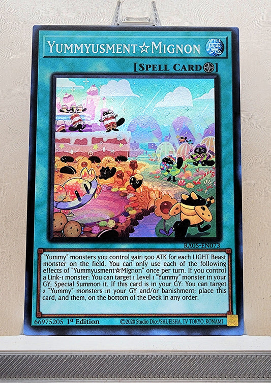 Yugioh! 1x Yummyusment☆Mignon (RA05 - Super Rare) 1st Edition