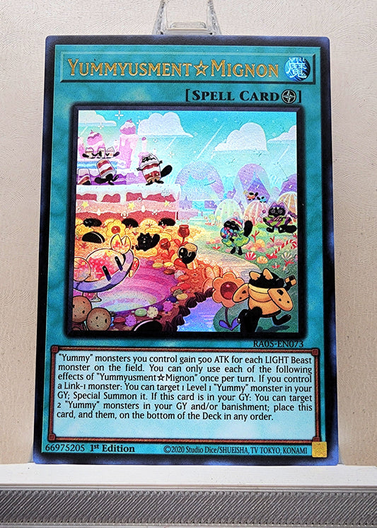 Yugioh! 1x Yummyusment☆Mignon (RA05 - Ultra Rare) 1st Edition