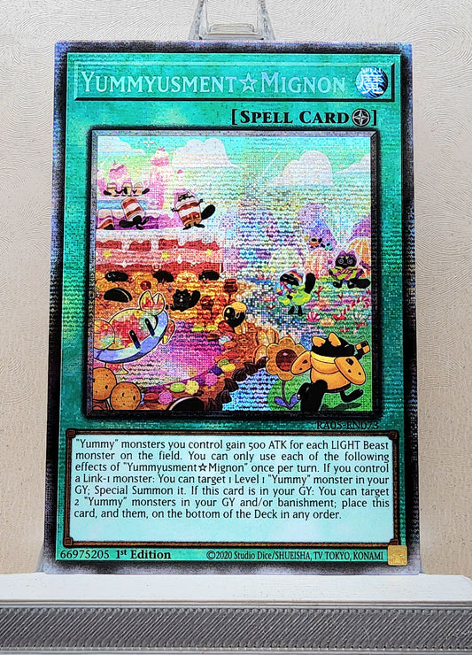 Yugioh! 1x Yummyusment☆Mignon (RA05 - Starlight Rare) 1st Edition