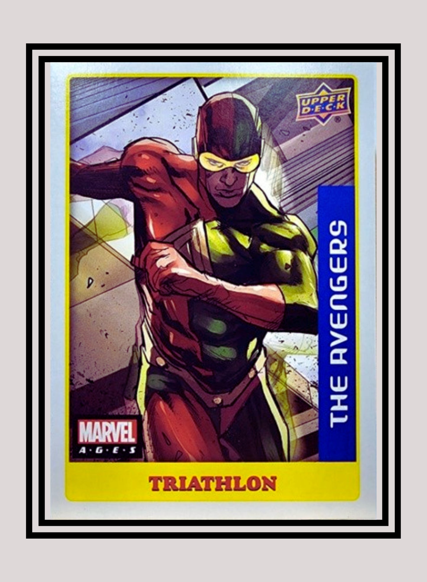 Marvel! 1x Triathlon - Sticker (#073 - 2020 Upper Deck Marvel Ages)