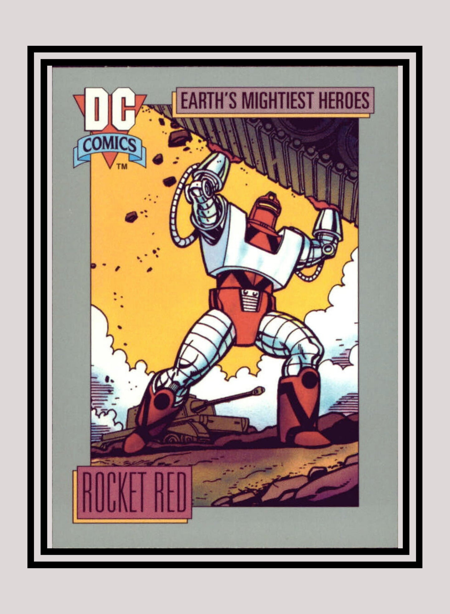 DC! 1x Rocket Red - Base (#074 - 1991 Impel DC Cosmic Cards)