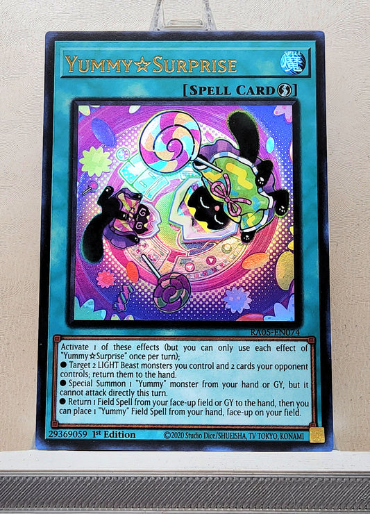 Yugioh! 1x Yummy☆Surprise (RA05 - Ultra Rare) 1st Edition