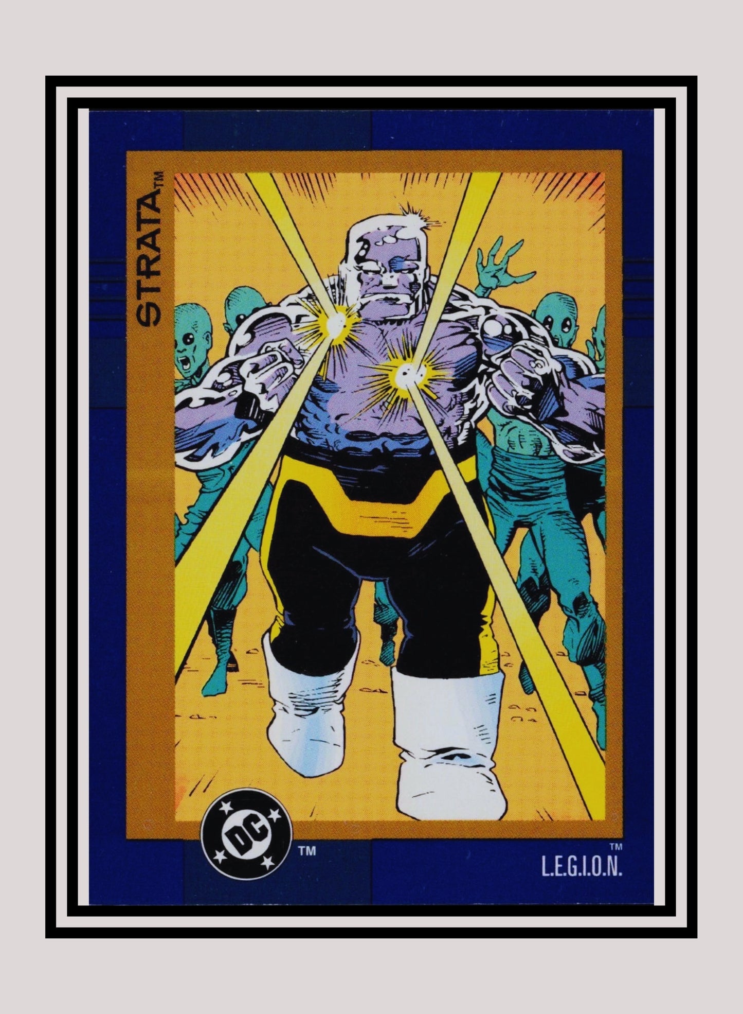 DC! 1x Strata - Base (#075 - 1993 Skybox DC Cosmic Teams)