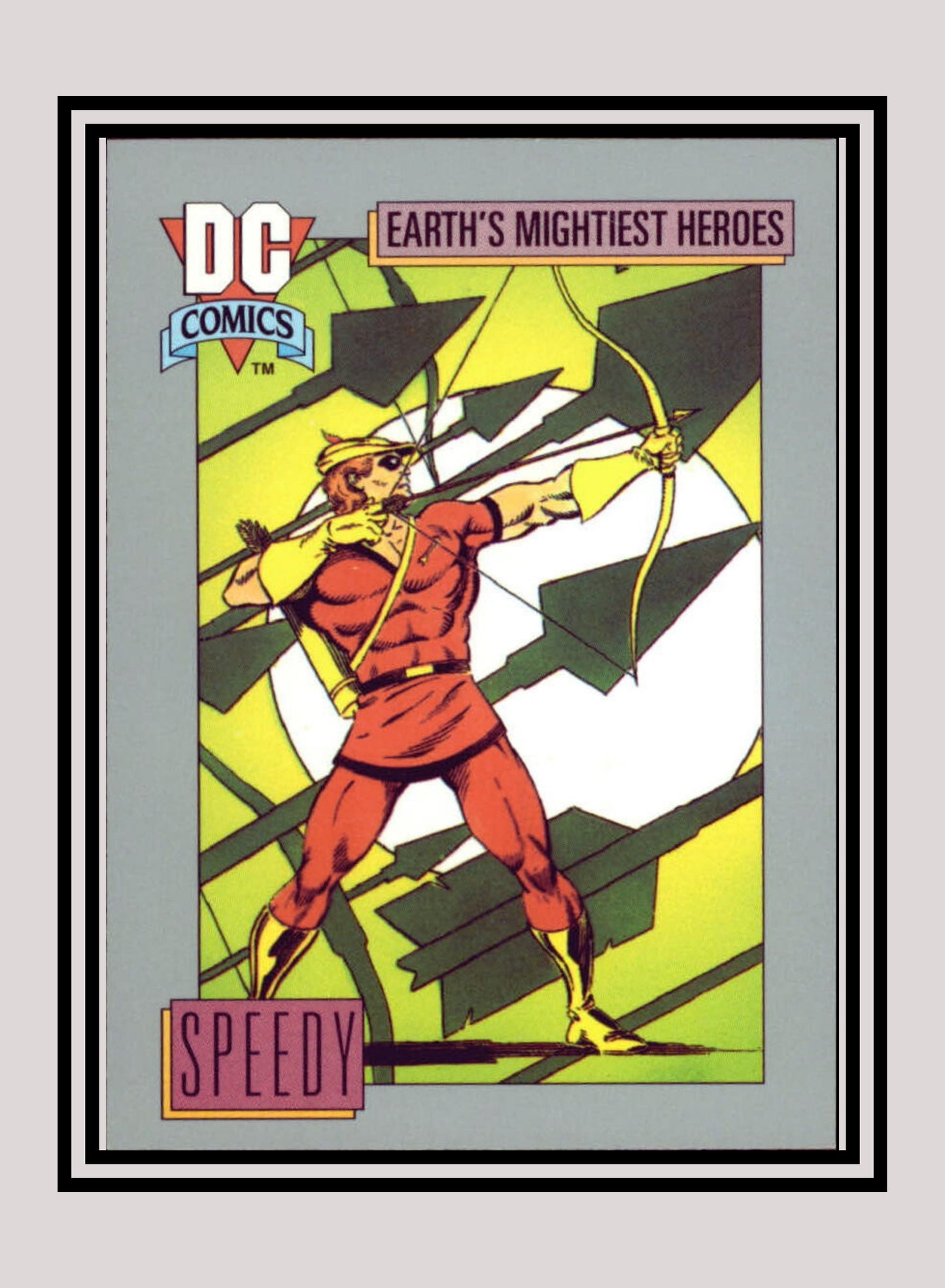 DC! 1x Speedy - Base (#075 - 1991 Impel DC Cosmic Cards)