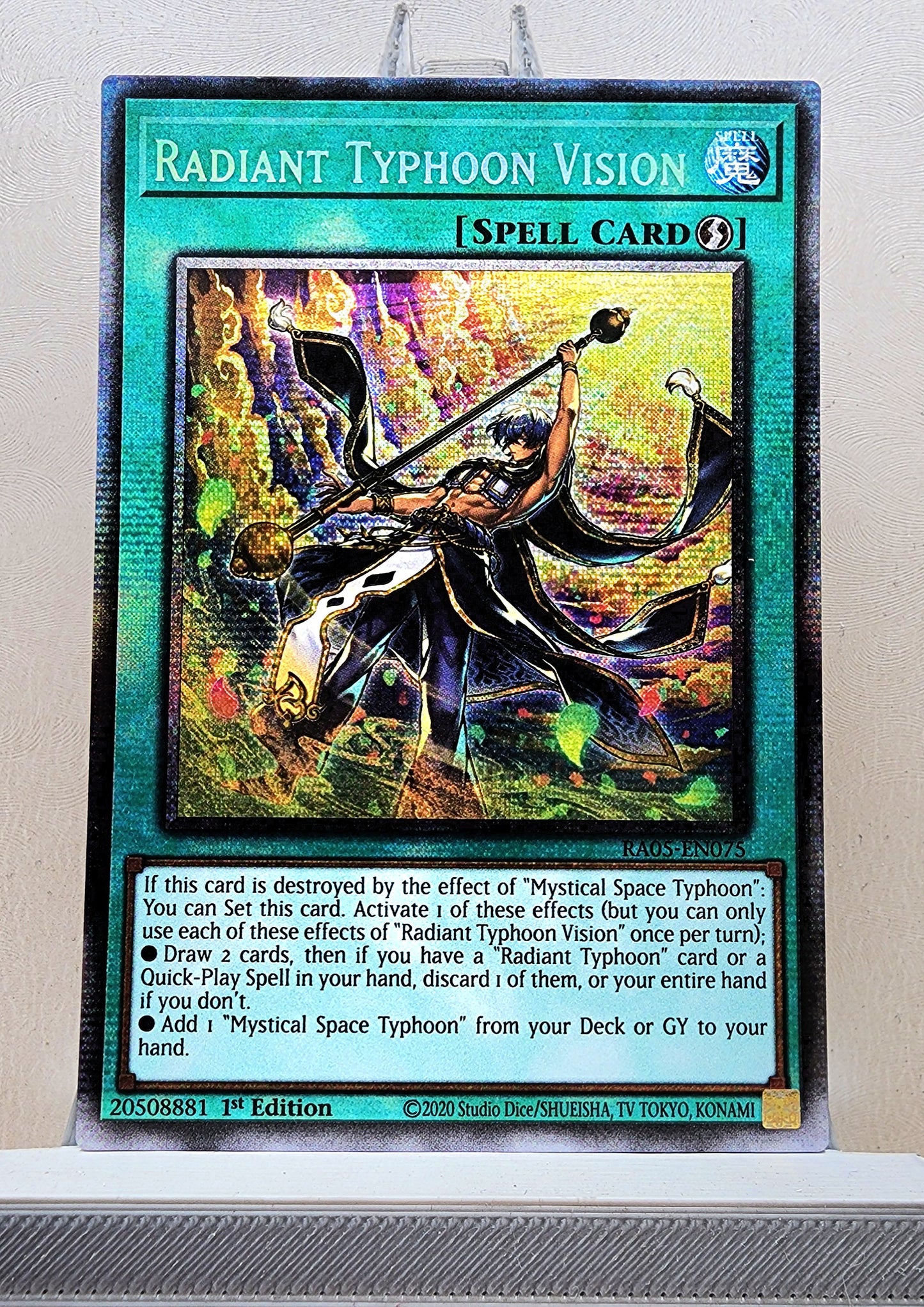 Yugioh! 1x Radiant Typhoon Vision (RA05 - Starlight Rare) 1st Edition